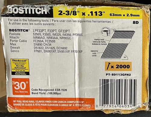 Bostitch 8d113gfh2 stick - bostitch,